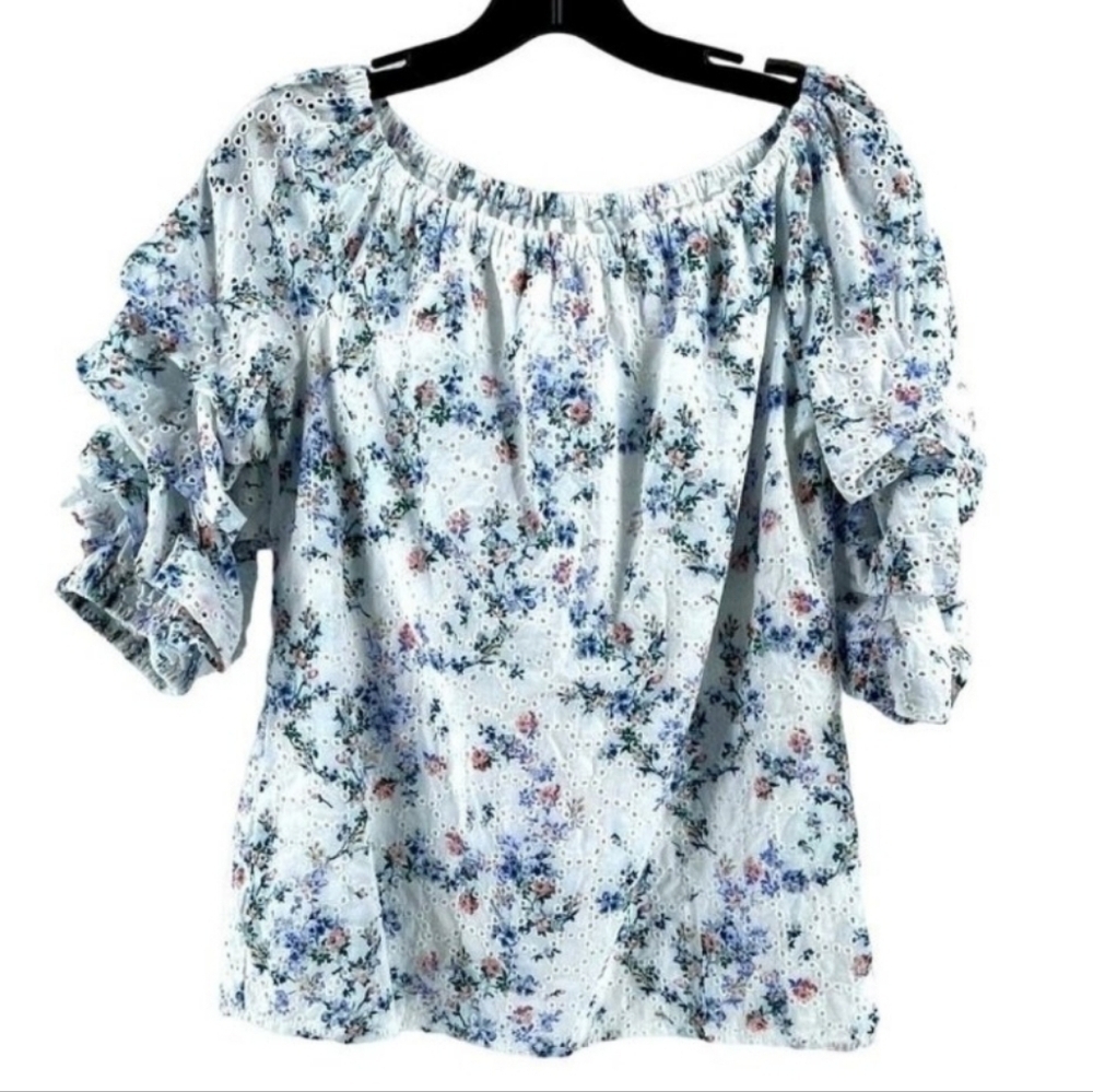 Nordstrom Cece Ruffle Sleeve Blouse